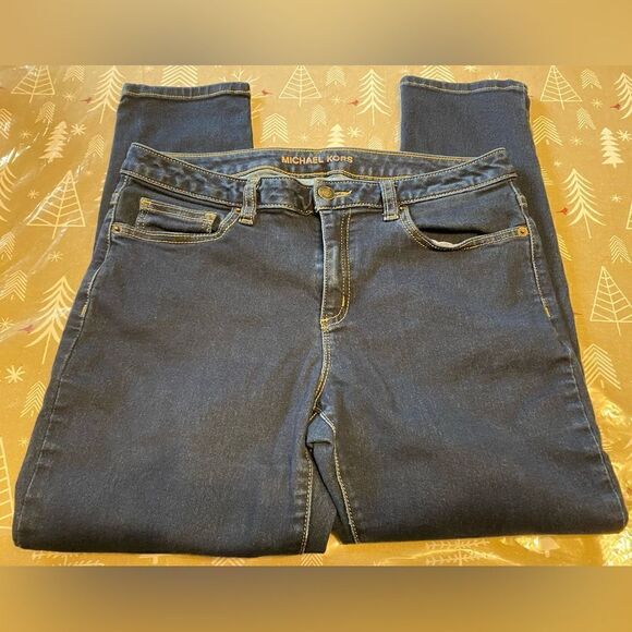 Michael Kors Izzy Cropped Skinny Jeans, size 8. (J47) - Picture 1 of 10